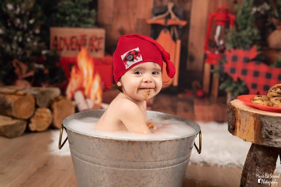 Katebackdrop：Kate Wood Xmas Toy Christmas Backdrop for Photography