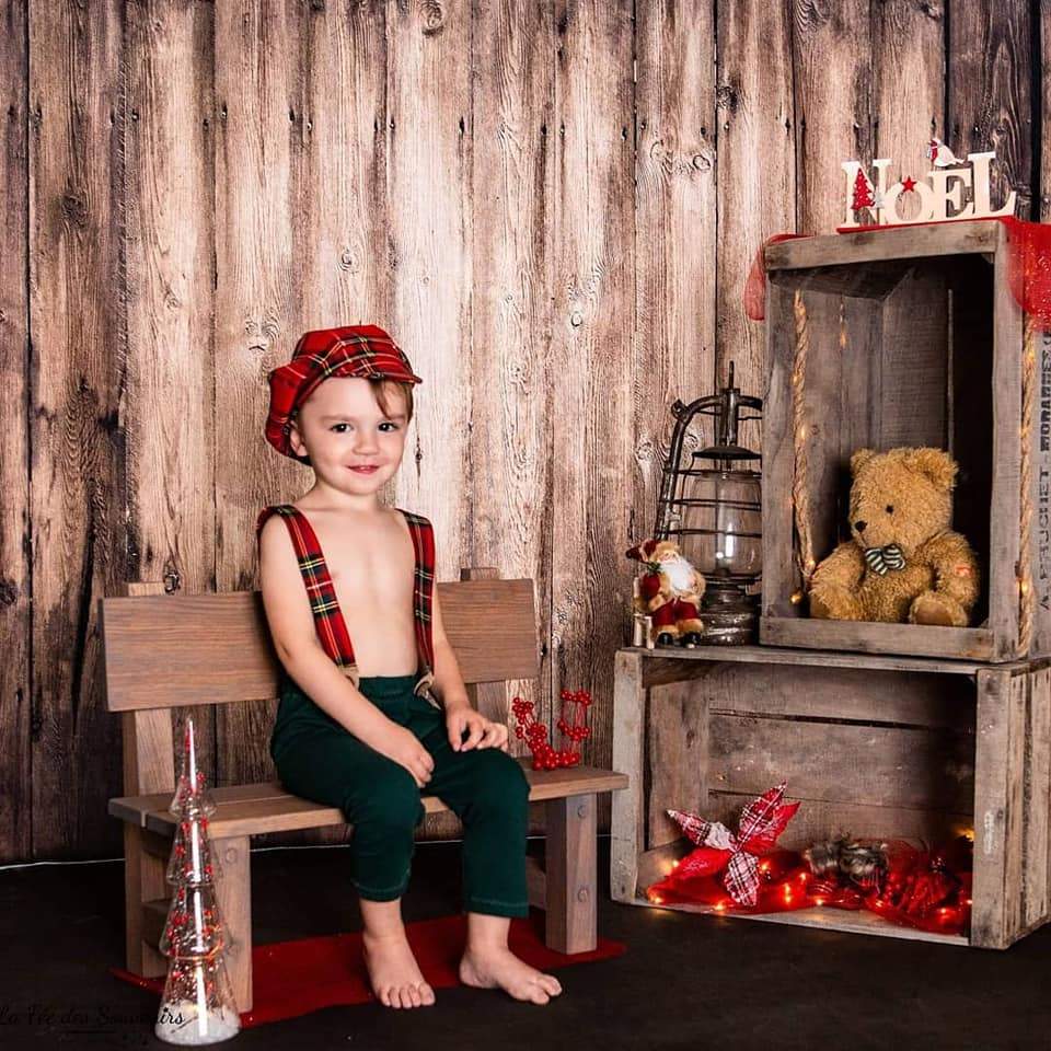 Katebackdrop£ºKate Retro Style Dark Brown Wood Wall Backdrops