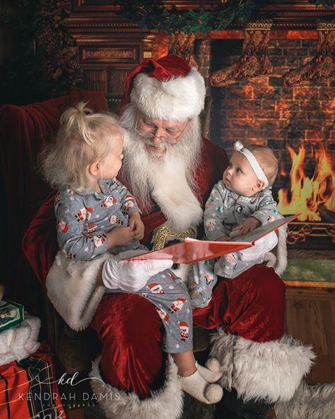 Katebackdrop£ºKate Christmas Fireplace Stockings Backdrop Photography