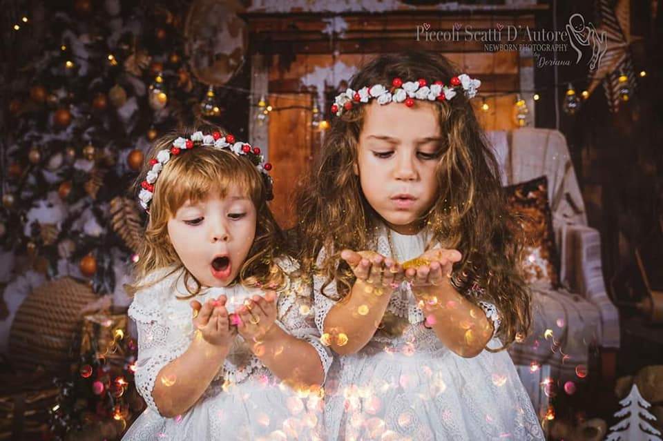 Katebackdrop：Kate Vintage Christmas Backdrop for Family Photography