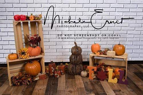 Katebackdrop£ºKate Fall Harvest Festival Pumpkin Backdrop for Photography Designed By Michele Ernst Photography
