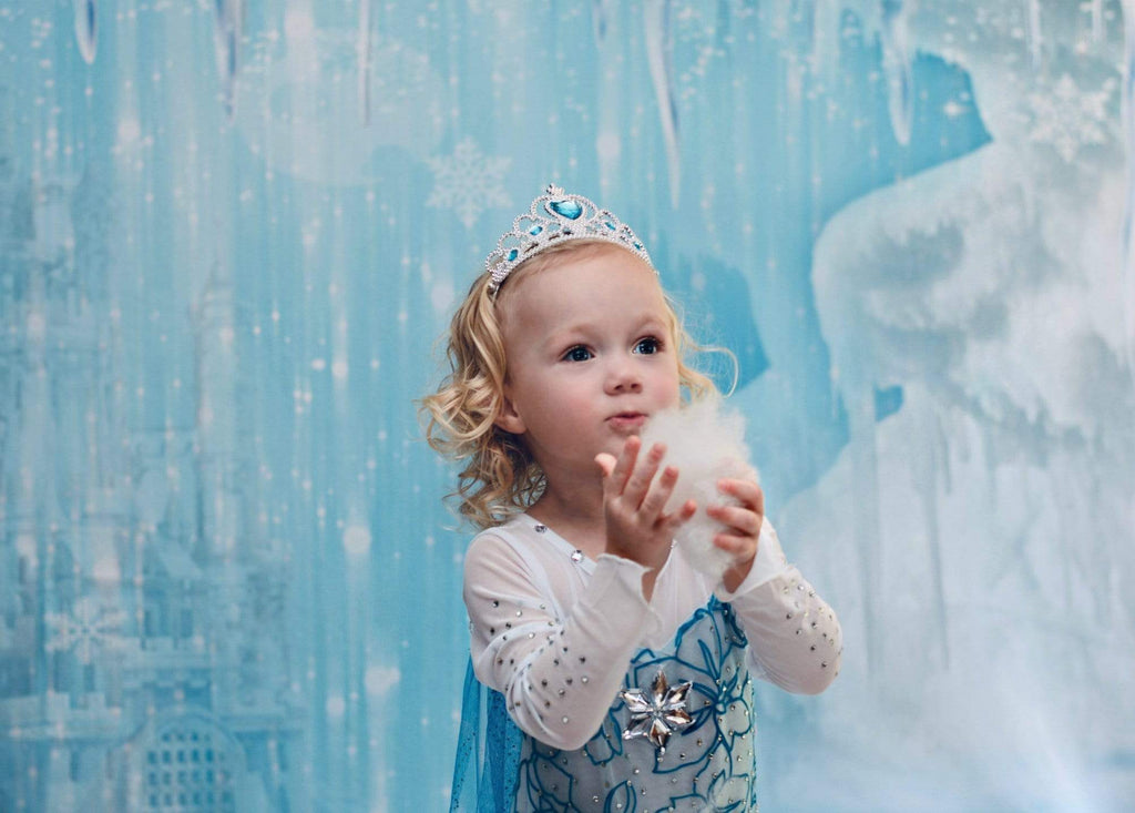 Katebackdrop：Kate Winter Ice Frozen Snow Castle/Christmas Backdrop Designed By Jerry_Sina