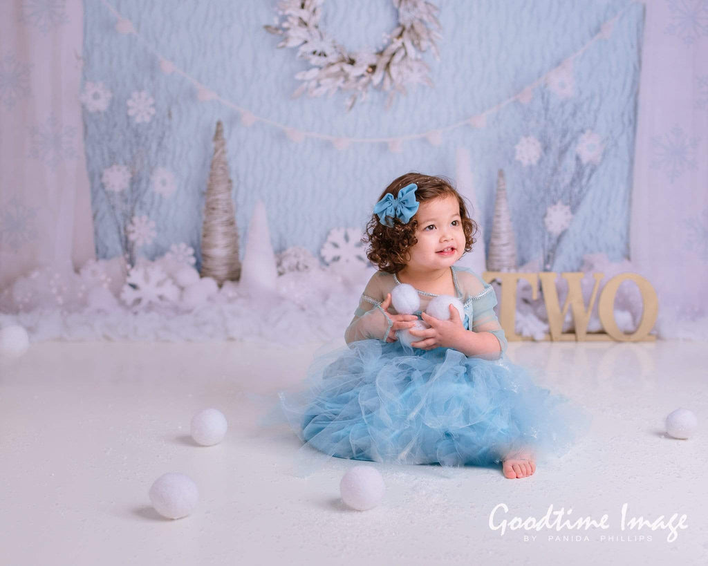 Katebackdrop：Kate Winter Onederland Snowflake Backdrop Designed By Mandy Ringe Photography