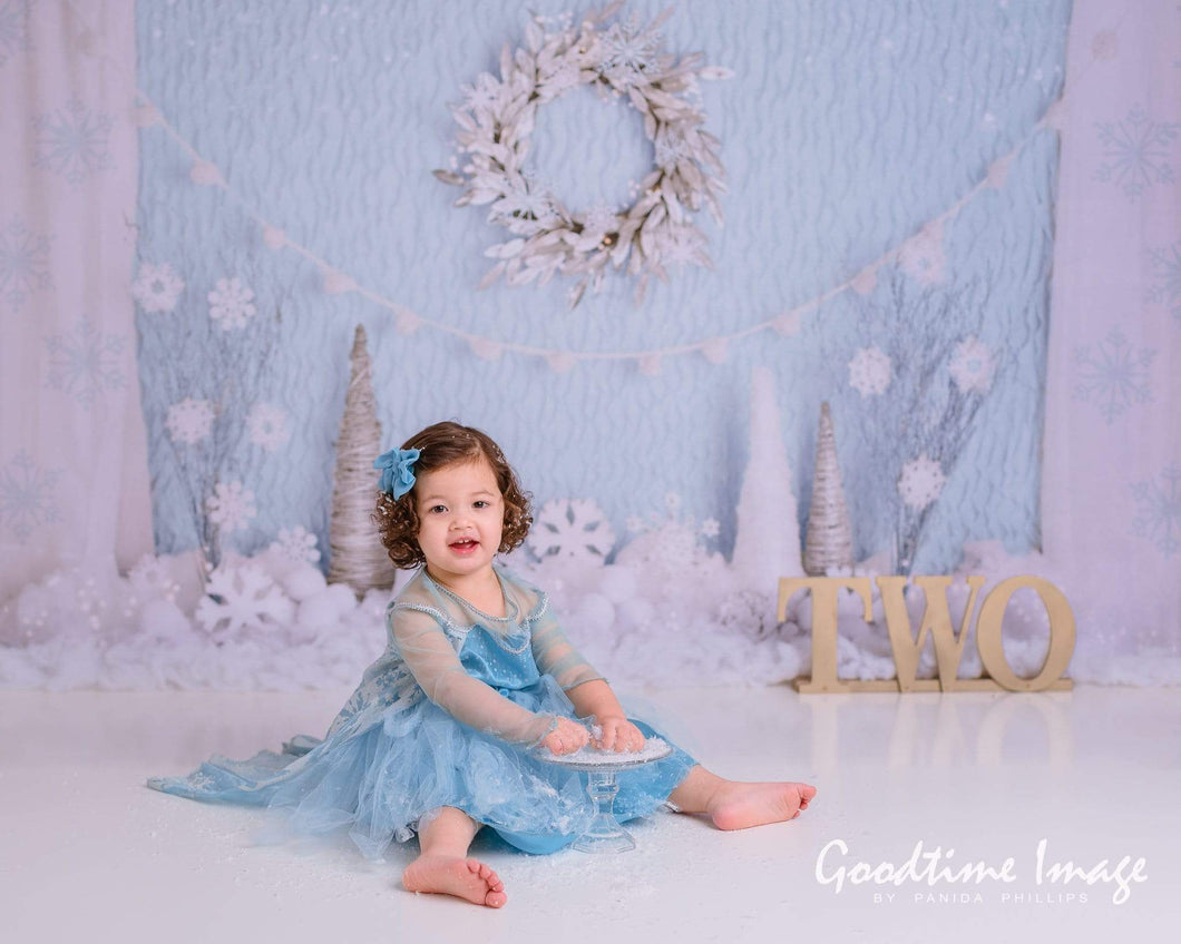 Katebackdrop：Kate Winter Onederland Snowflake Backdrop Designed By Mandy Ringe Photography