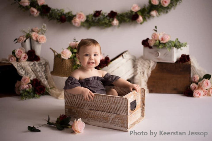 Katebackdrop£ºKate Spring Rose Blooms Floral Backdrop Designed by Keerstan Jessop