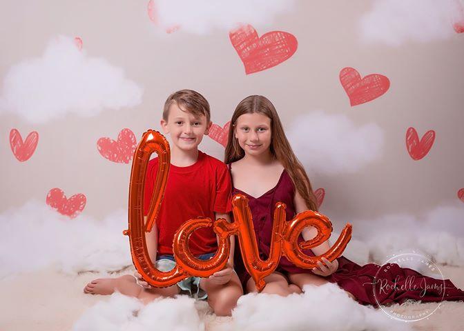 Katebackdrop£ºKate Valentine's Day Red Hearts Backdrop Designed By Jerry_Sina