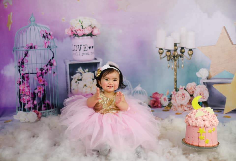 Katebackdrop：Kate Fantastic Cake smash birthday Backdrop for Photography designed by Studio Gumot