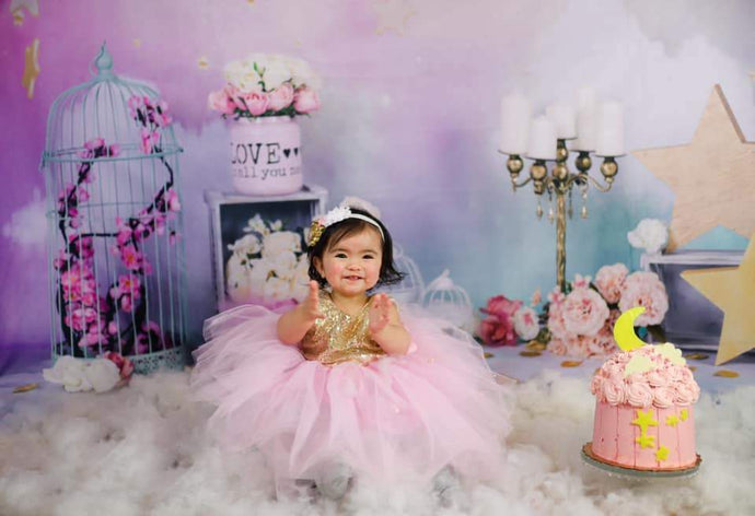 Katebackdrop：Kate Fantastic Cake smash birthday Backdrop for Photography designed by Studio Gumot