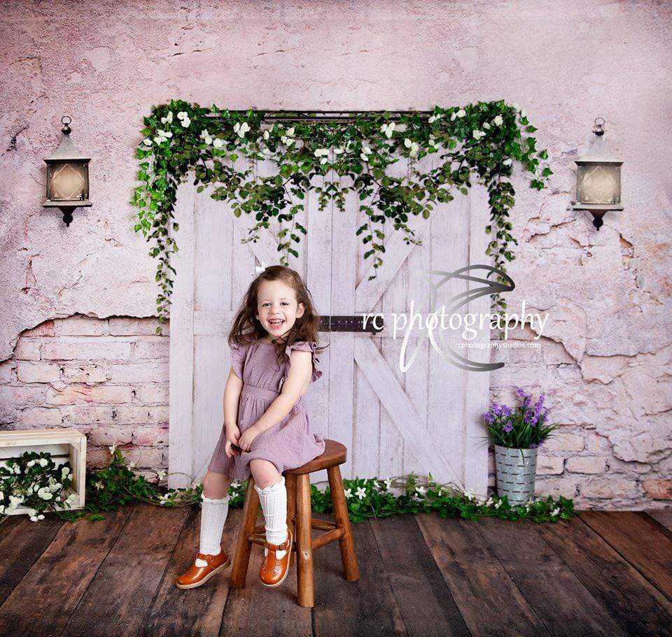 Katebackdrop：Kate Spring/Easter Barn Door Backdrop for Photography