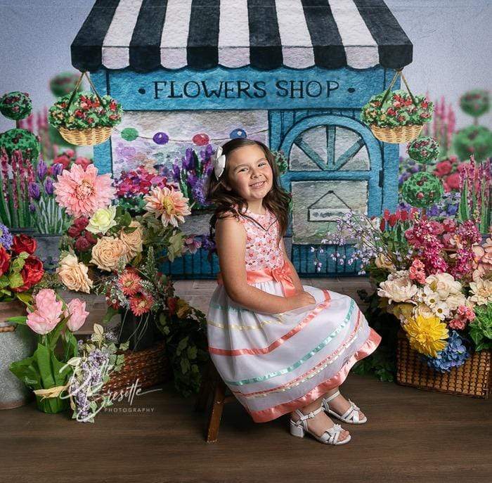 Cargar imagen en el visor de la galería, Katebackdrop：Kate Spring Flower Shop Backdrop Designed By Claire