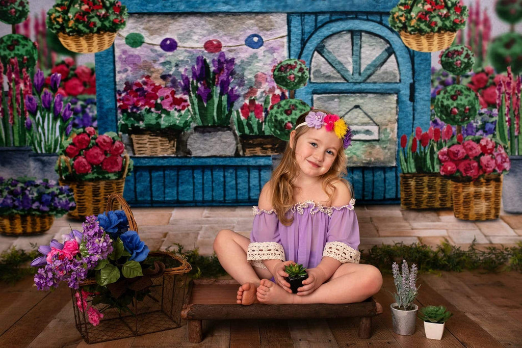 Katebackdrop：Kate Spring Flower Shop Backdrop Designed By Claire