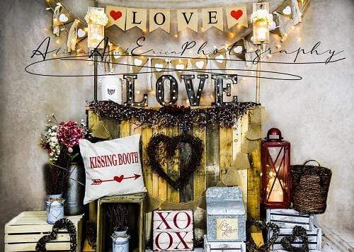 Katebackdrop£ºKate Valentine's Day Love Backdrop Designed by AAE Photography