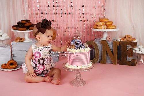 Katebackdrop£ºKate Donuts Birthday Set Pink Girly Backdrop Designed By Arica Kirby