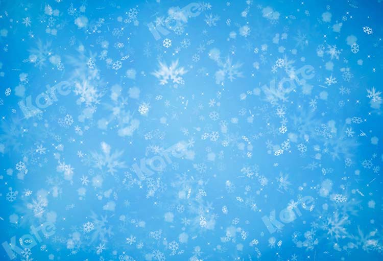 Cargar imagen en el visor de la galería, Kate Navidad invierno copo de nieve Telón de fondo para fotografía