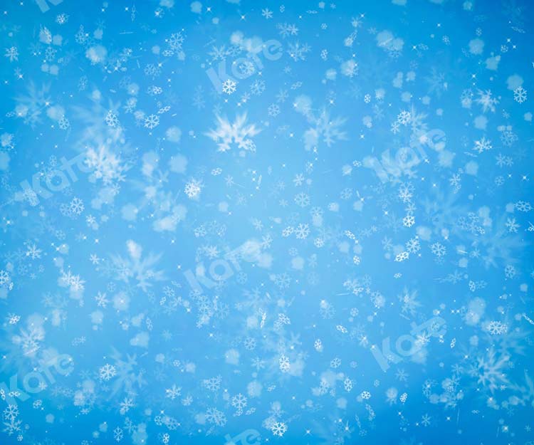 Kate Navidad invierno copo de nieve Telón de fondo para fotografía