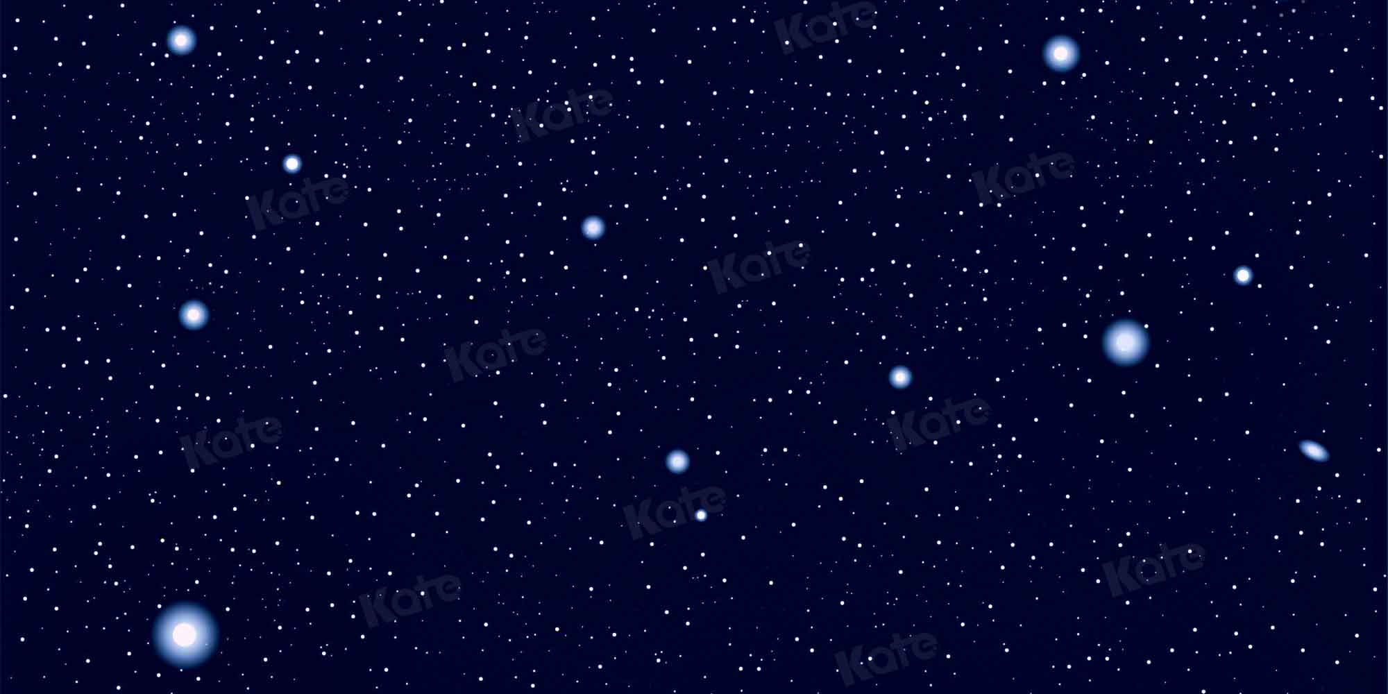 Kate Cielo estrellado azul Telón de fondo para fotografía