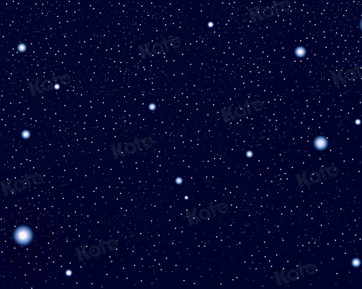 Kate Cielo estrellado azul Telón de fondo para fotografía
