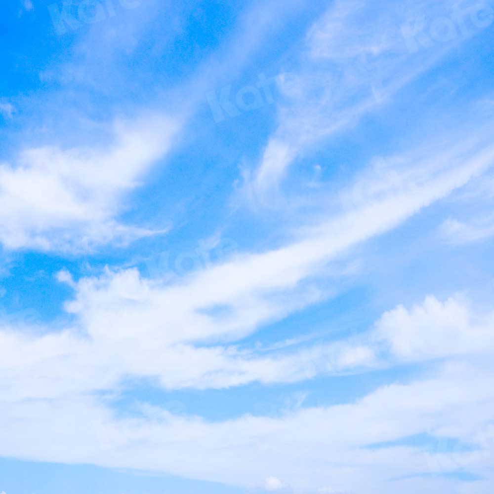Kate Cielo azul nube Telón de fondo para fotografía
