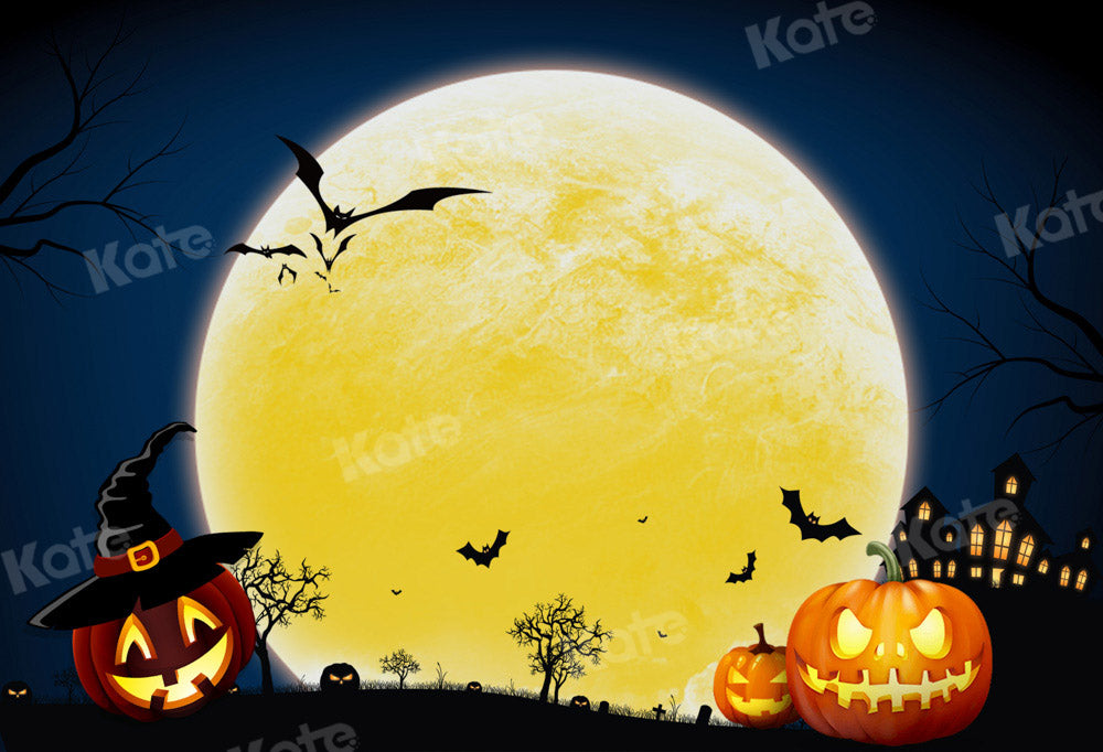 Kate Halloween noche de luna Telón de fondo para fotografía diseñado por Chain Photography