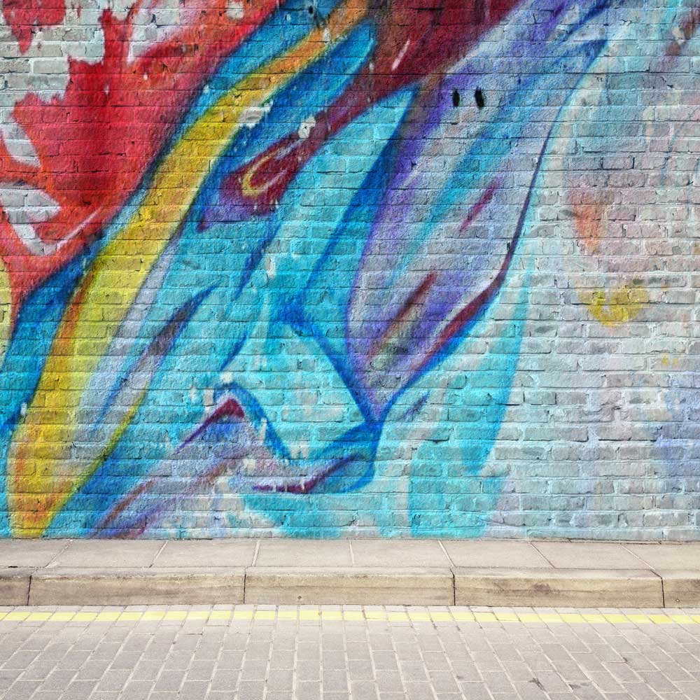 Kate Pared de graffiti Telón de fondo para fotografía