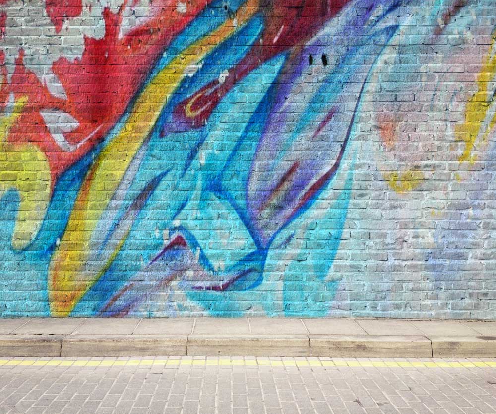 Kate Pared de graffiti Telón de fondo para fotografía