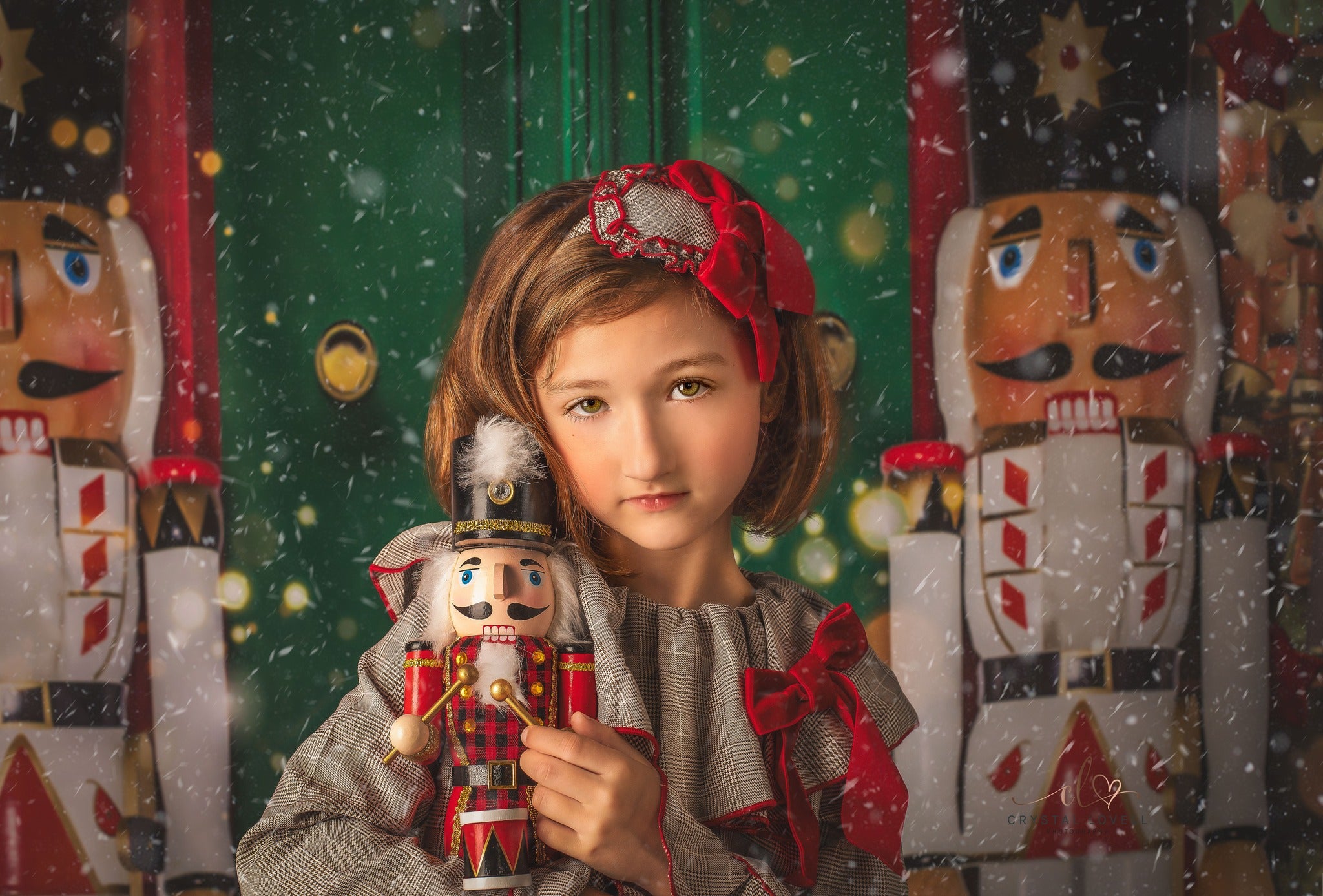 Kate Tienda de Navidad Soldado Juguetes Cascanueces Telón de fondo para fotografía