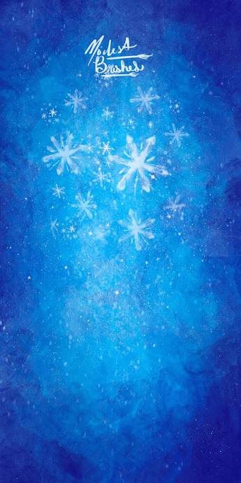 Kate fondo de barrido Ice Queen Diseñado por Modest Brushes