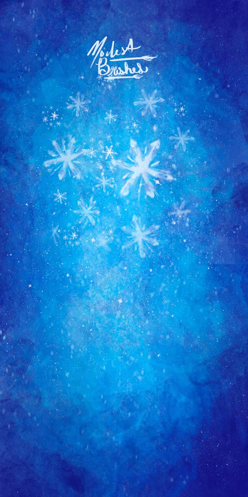 Kate fondo de barrido Ice Queen Diseñado por Modest Brushes