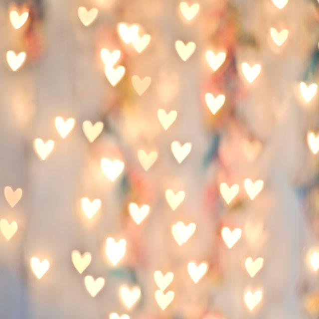 Katebackdrop：Kate Light Pink Love Heart Glitter Valentine's Day Backdrops for Photography