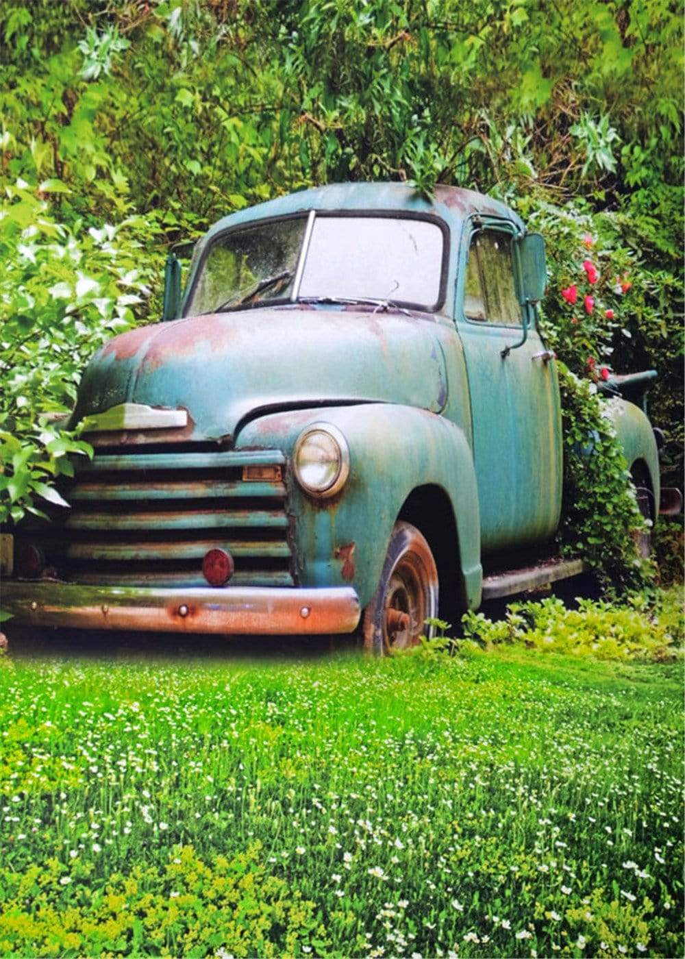 Katebackdrop£ºKate Spring Retro Car Backdrop for Photography