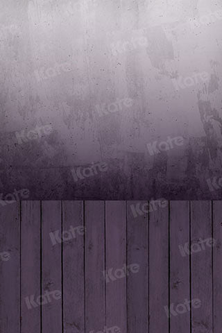 Cargar imagen en el visor de la galería, Kate Pared con piso Gradiente blanco-morado Telón de fondo para fotografía
