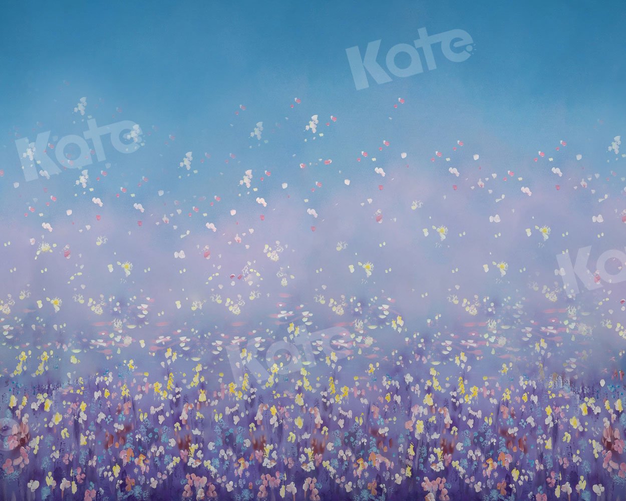 Kate Alfombra de piso de goma de flores florales púrpuras para fotografía