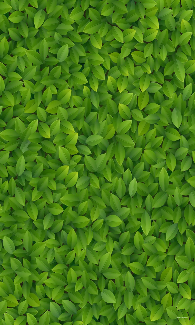 Kate Alfombrilla de goma con hojas verdes
