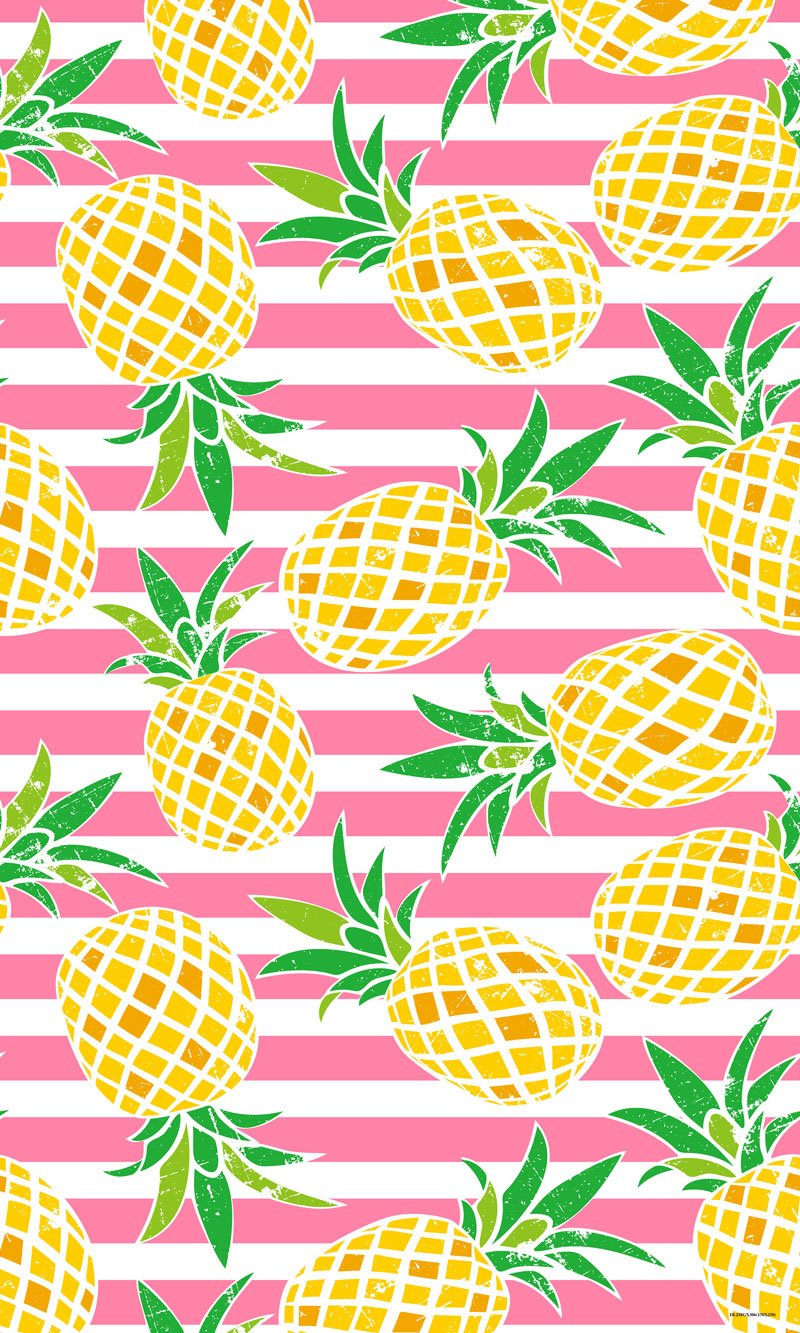 Cargar imagen en el visor de la galería, Kate Alfombrilla de goma Pineapple Ananas Stripes