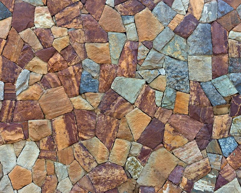 Kate Alfombrilla de goma con piedras de mosaico de colores