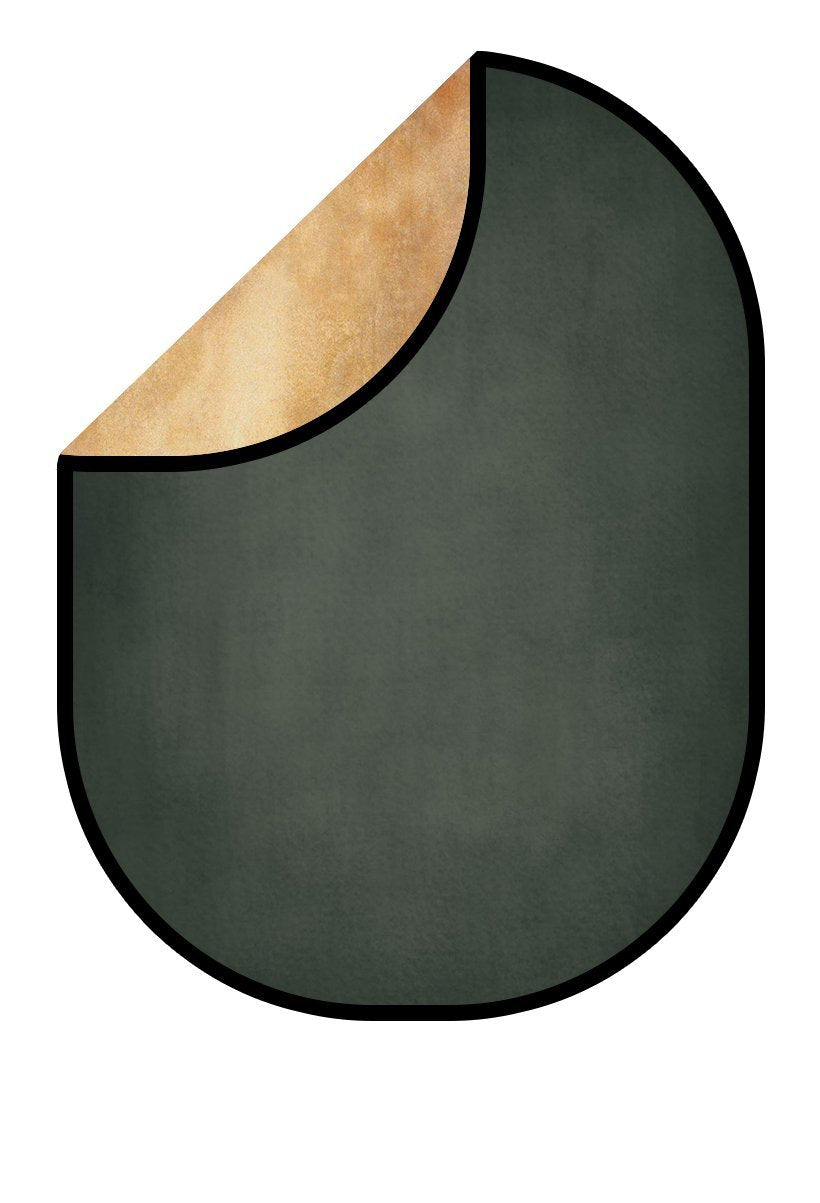 Kate Verde oscuro / Amarillo marron Textura abstracta Fondo plegable para Fotografía 1.5x2m