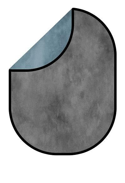 Cargar imagen en el visor de la galería, Kate Fotografía abstracta de fondo gris azul / Fotografía de fondo plegable de textura abstracta gris 1.5x2m
