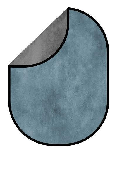 Kate Fotografía abstracta de fondo gris azul / Fotografía de fondo plegable de textura abstracta gris 1.5x2m