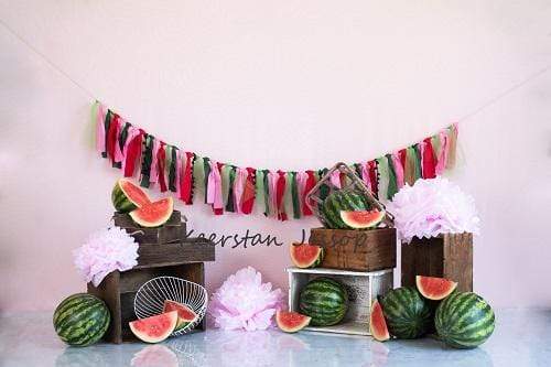 Katebackdrop：Kate Summer Watermelon Decoretions Children Backdrop Designed By Keerstan Jessop