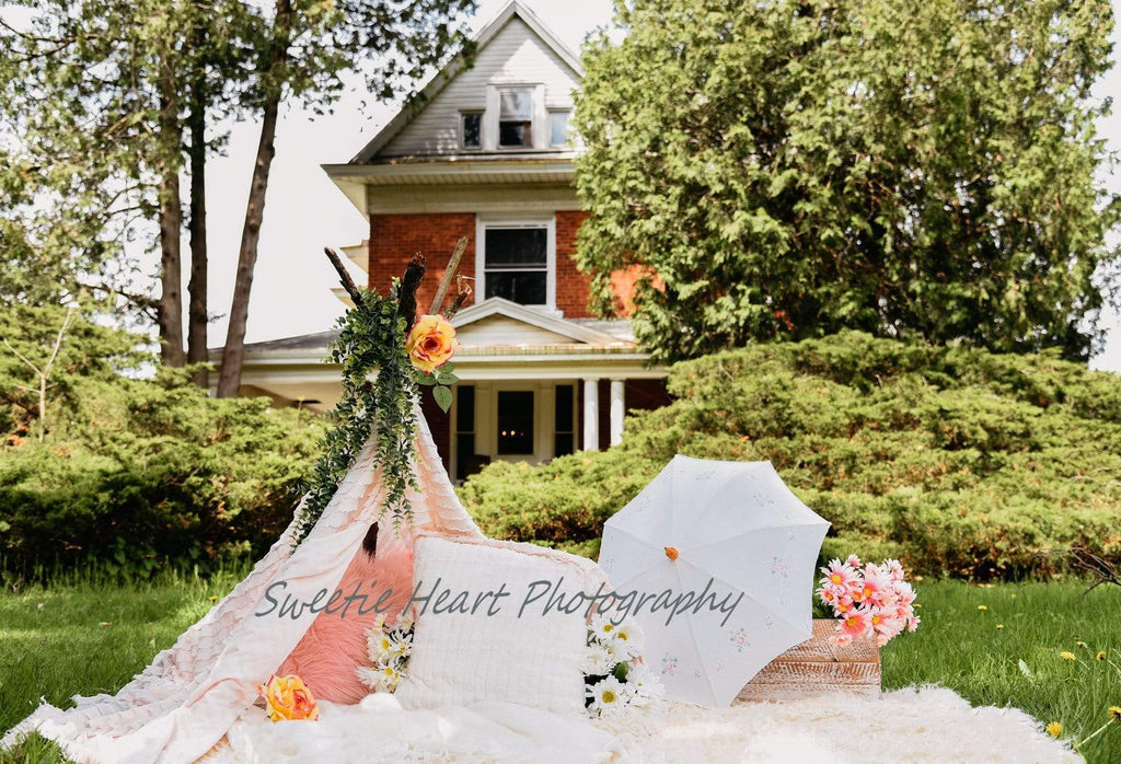 Katebackdrop£ºKate Day Dreamer Picnic Backdrop for Photography Designed by Keerstan Jessop
