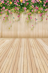 Kate Fondo floral de Pascua madera Fotografía de fondo floral