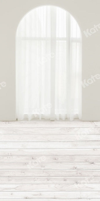 Kate Fondo de ventana de madera de boda de telón de fondo combinado