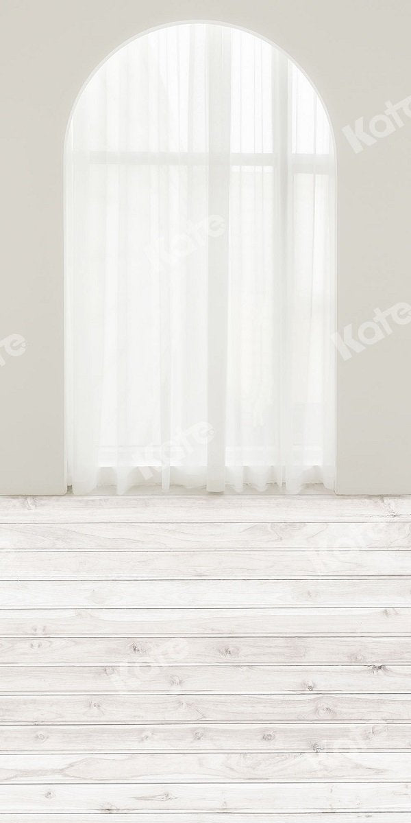 Kate Fondo de ventana de madera de boda de telón de fondo combinado