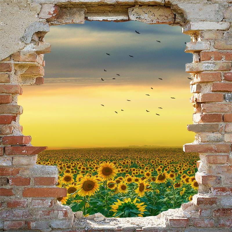 Kate Fondo de girasol de pared lamentable
