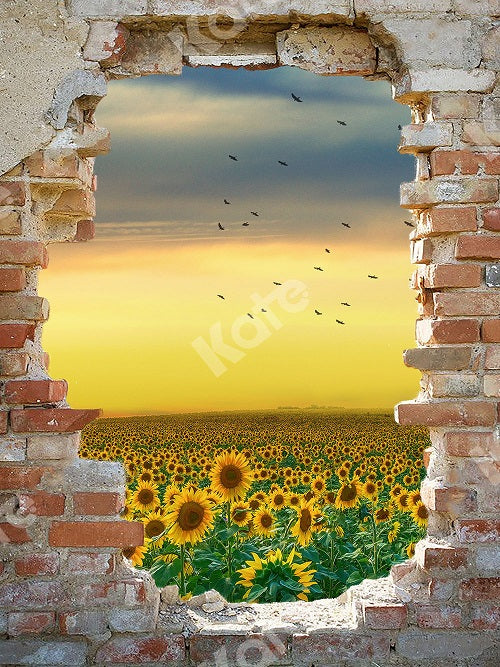 Kate Fondo de girasol de pared lamentable