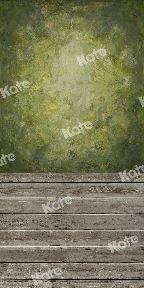 Kate Combi telón de fondo retro fondo de madera abstracto verde