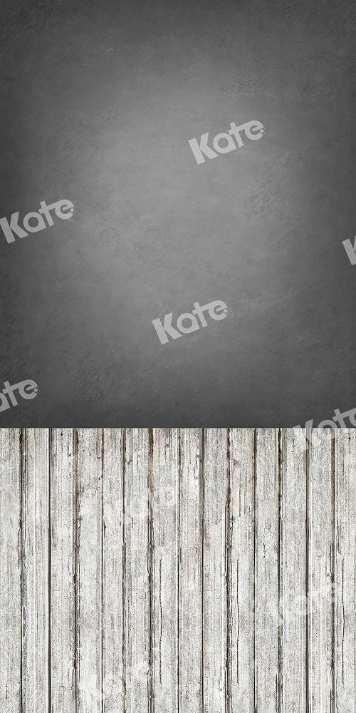 Kate Fondo combinado retro gris abstracto fondo de madera