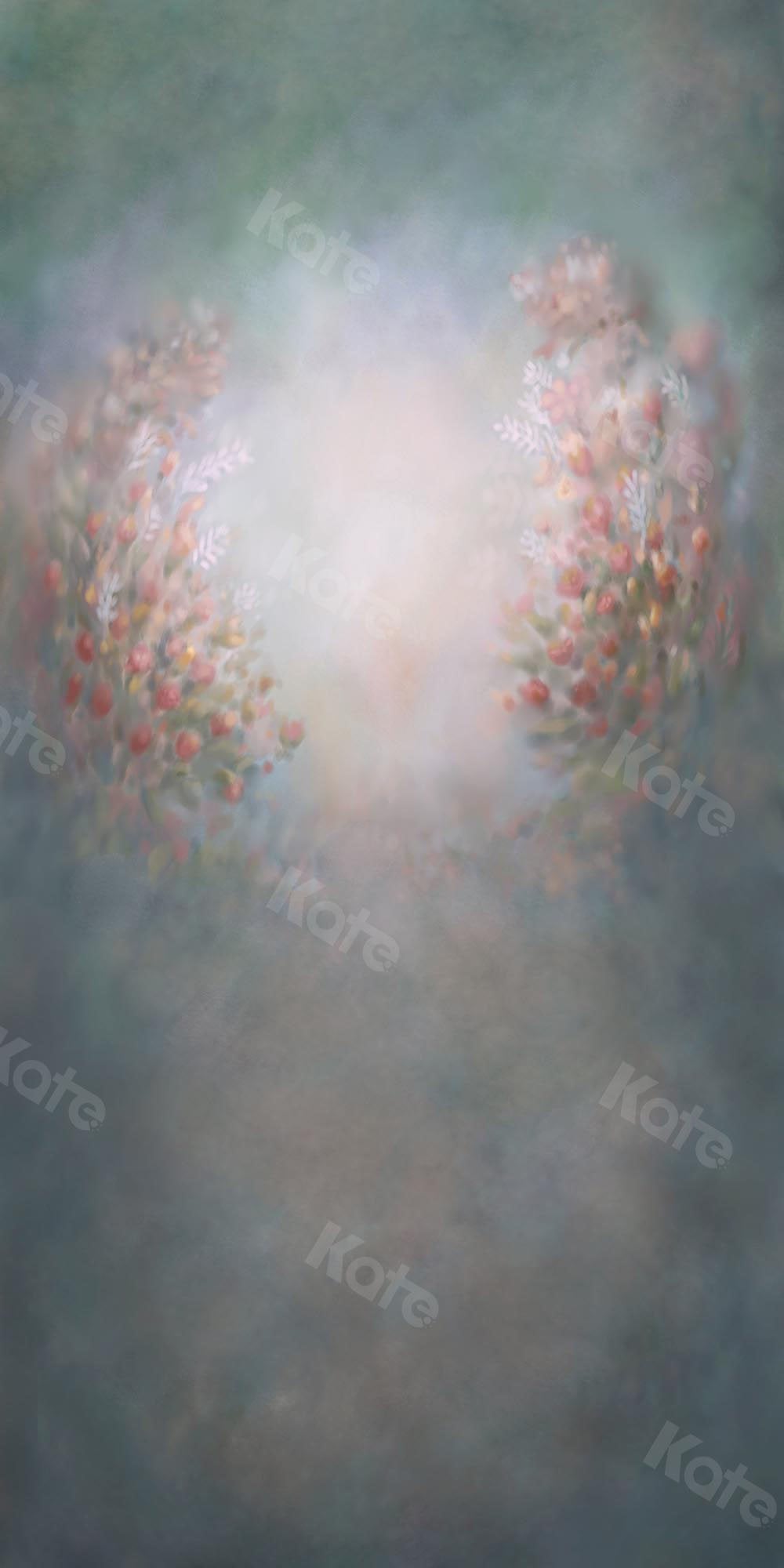Kate Fondo floral abstracto retro combibackdrop