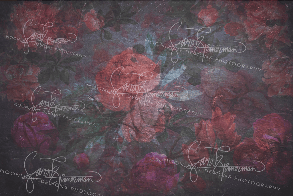 Katebackdrop£ºKate Dark Floral Backdrop for Photography Designed by Sarah Timmerman