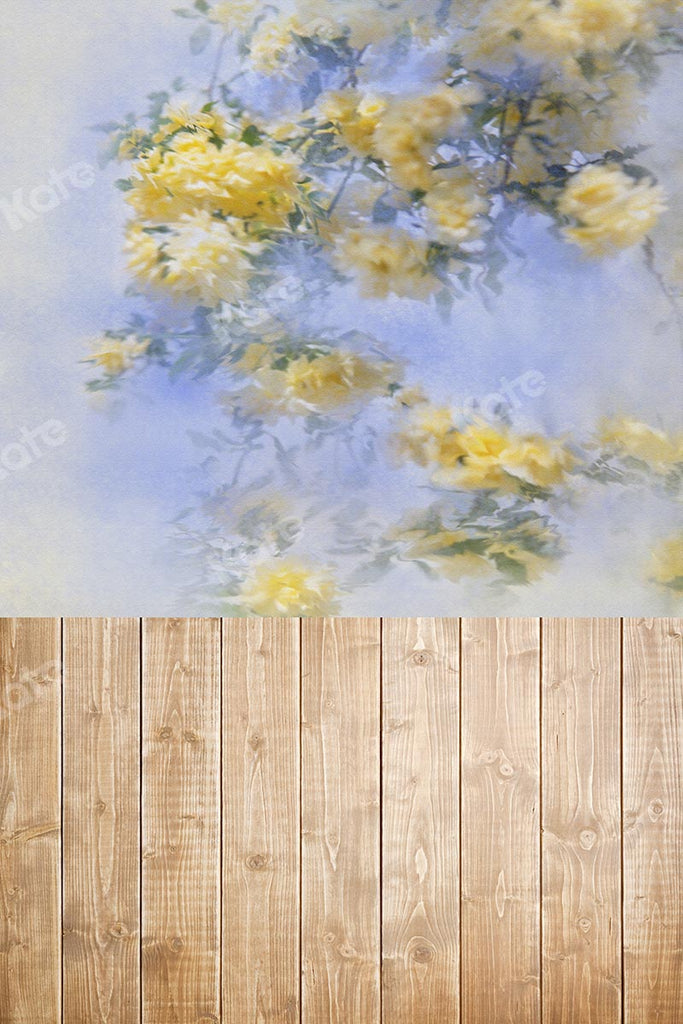 Kate Fondo Combi Flores Madera Día Madres Fondo Embarazada